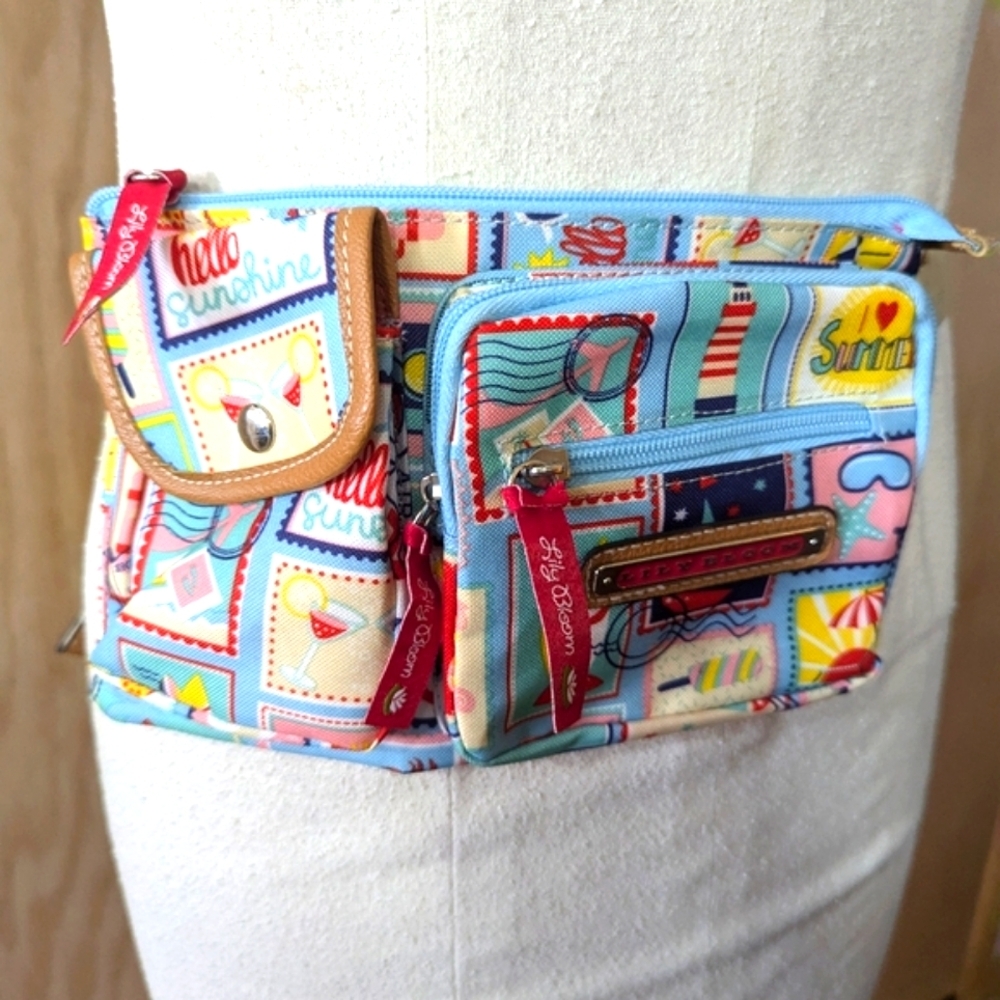 Lily Bloom Women Multi Color Adjustable Belt Waist Bag....